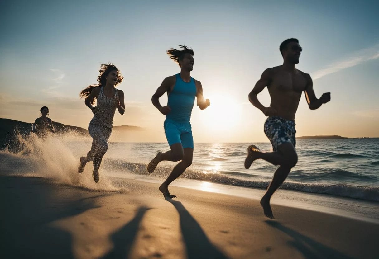 image-365 - Preventive Medicine Daily People running, cycling, swimming, jumping rope, and dancing