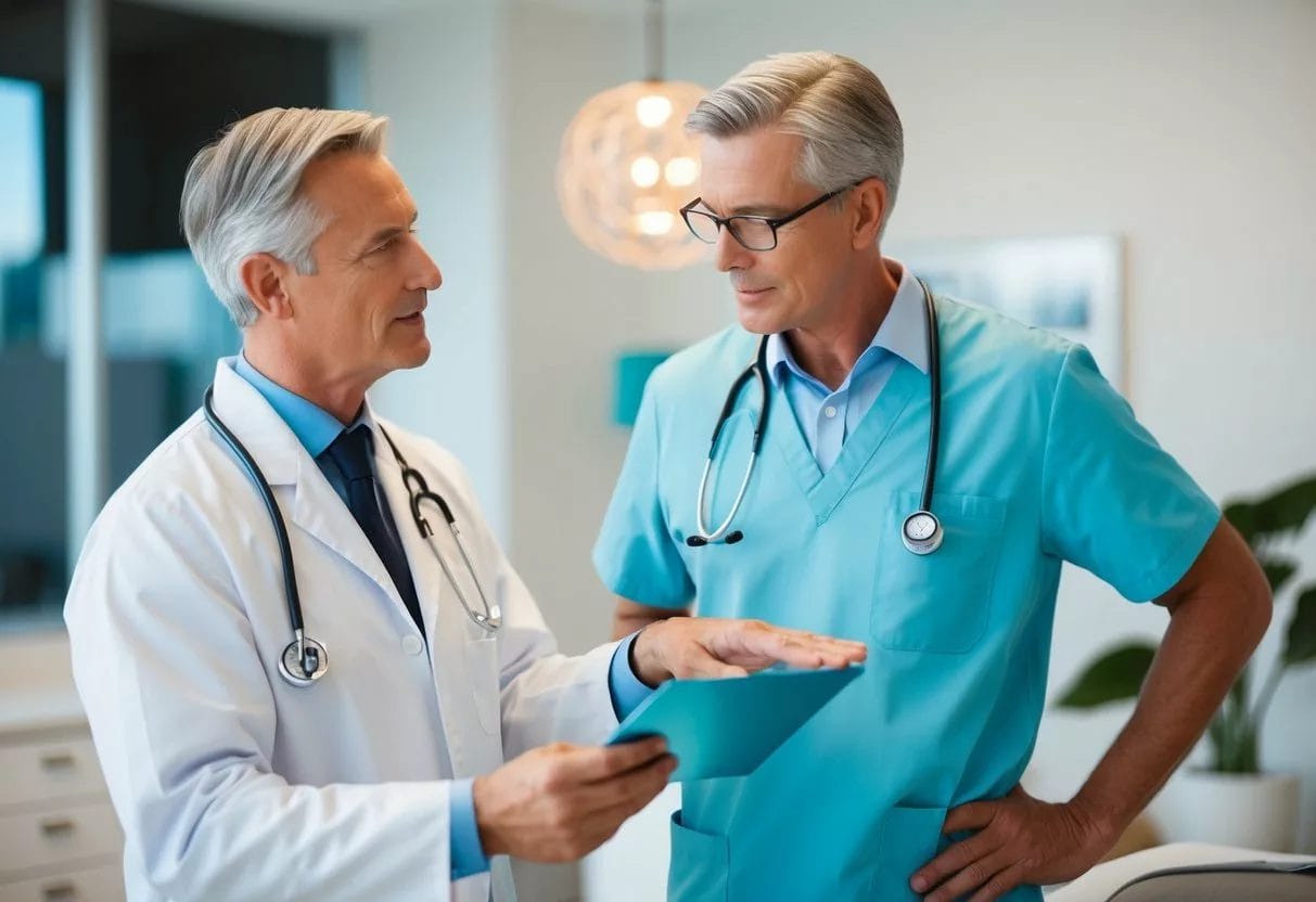 image - Preventive Medicine Daily A doctor discussing treatment options with a patient in a modern clinic setting